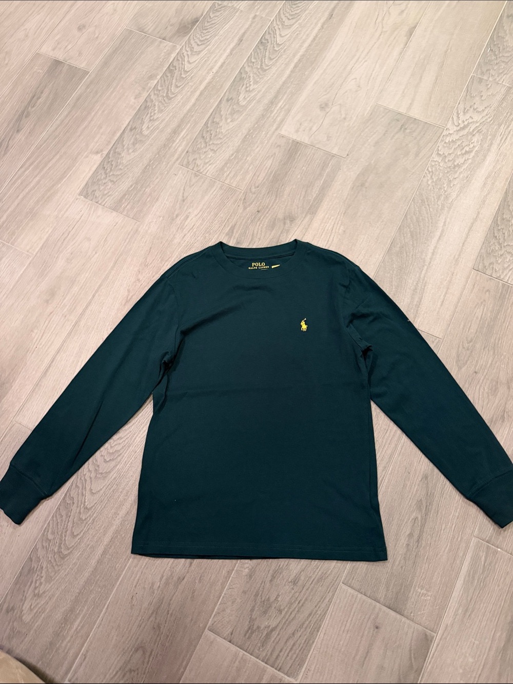 Polo by Ralph Lauren Boys Long Sleeve Green Shirt Size S